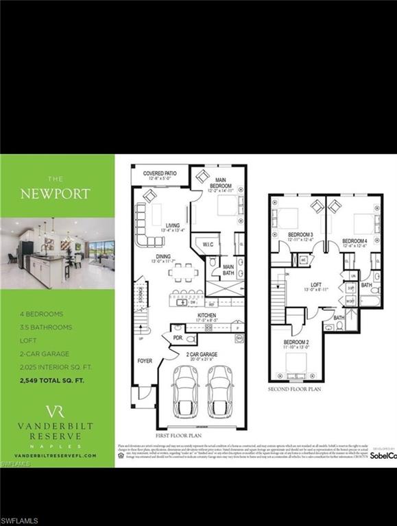 7588 Carnegie Way Naples, FL 34119 - Photo 21 of 21 Floor Plan