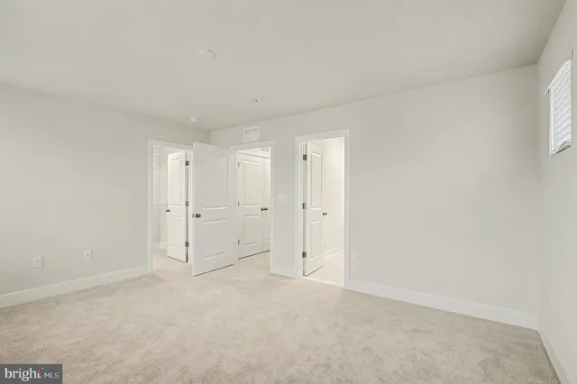 a view of an empty room