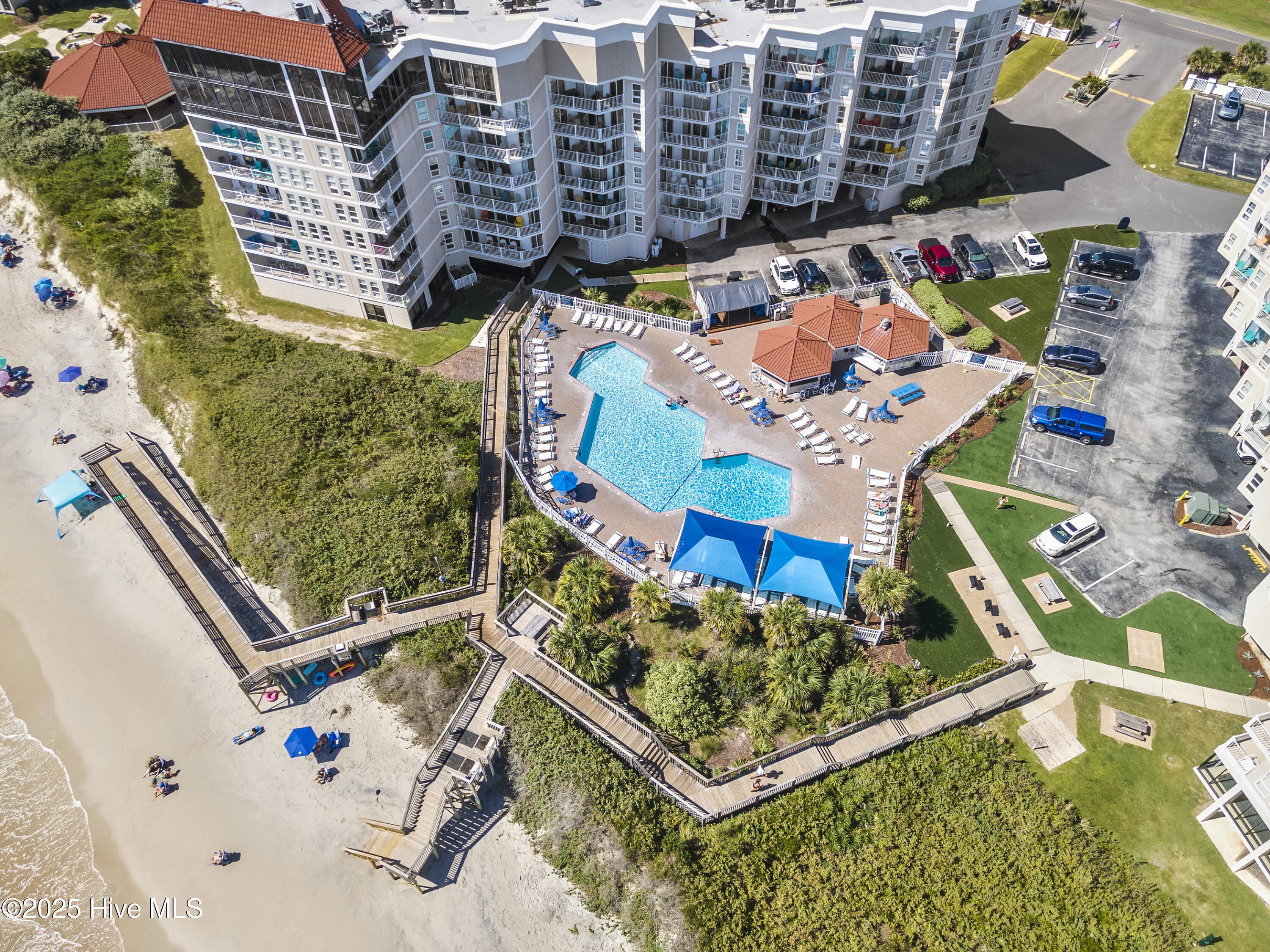 2000 New River Inlet Road, Unit 3101 North Topsail Beach, NC 28460 - Photo 26 of 50 Beach and pool area