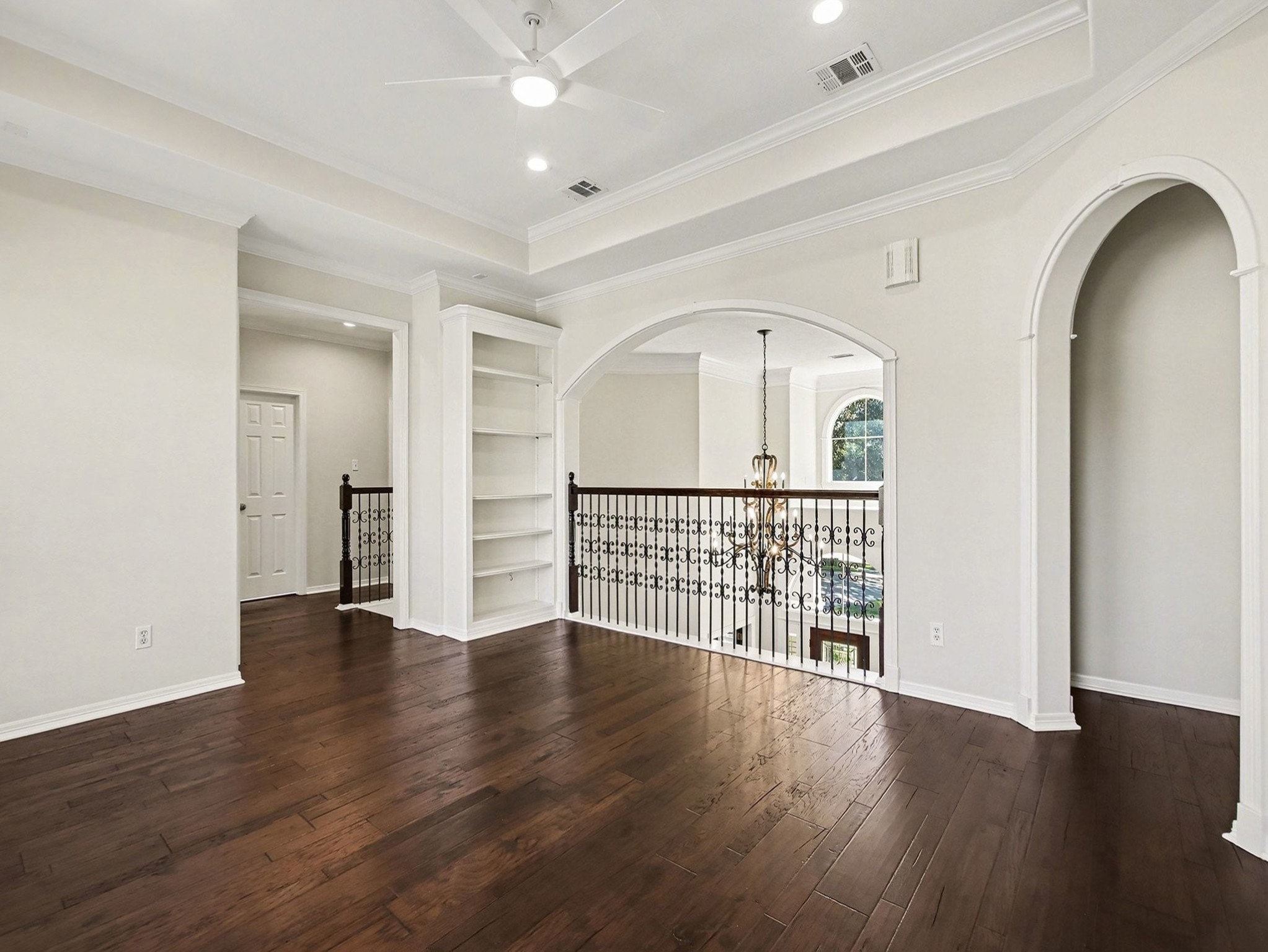 22918 Chaus Court Katy, TX 77494 - Photo 20 of 35 wooden floor in an empty room with a window