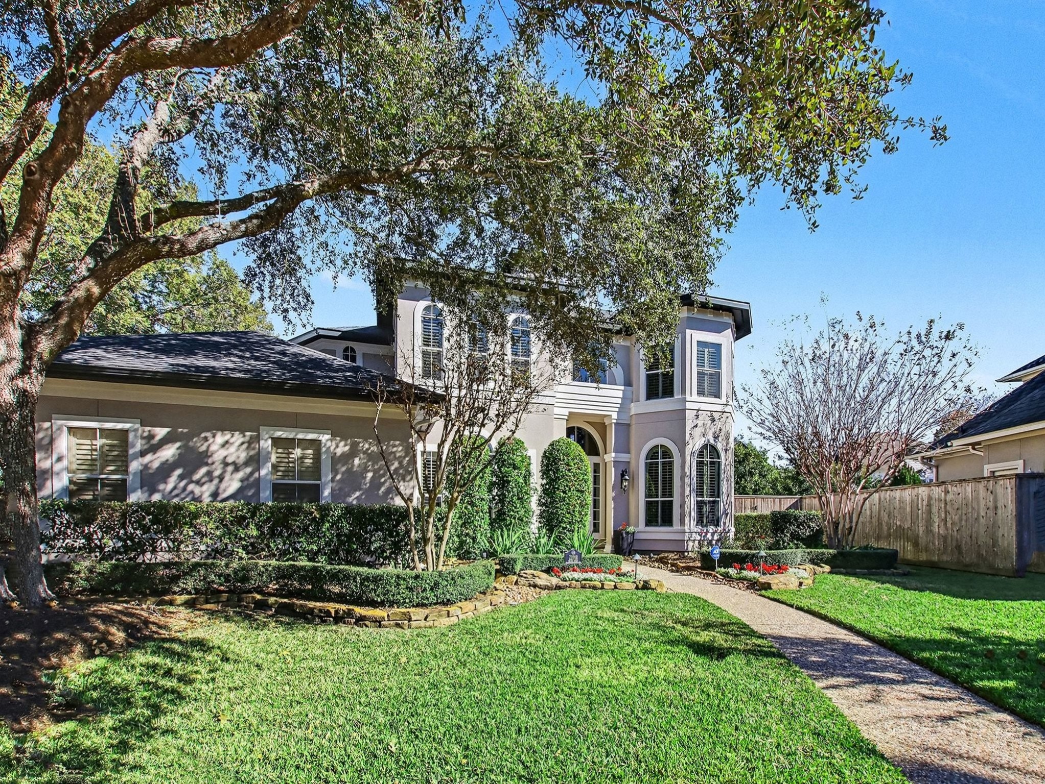 22918 Chaus Court Katy, TX 77494 - Photo 4 of 35 front view of a house with a yard