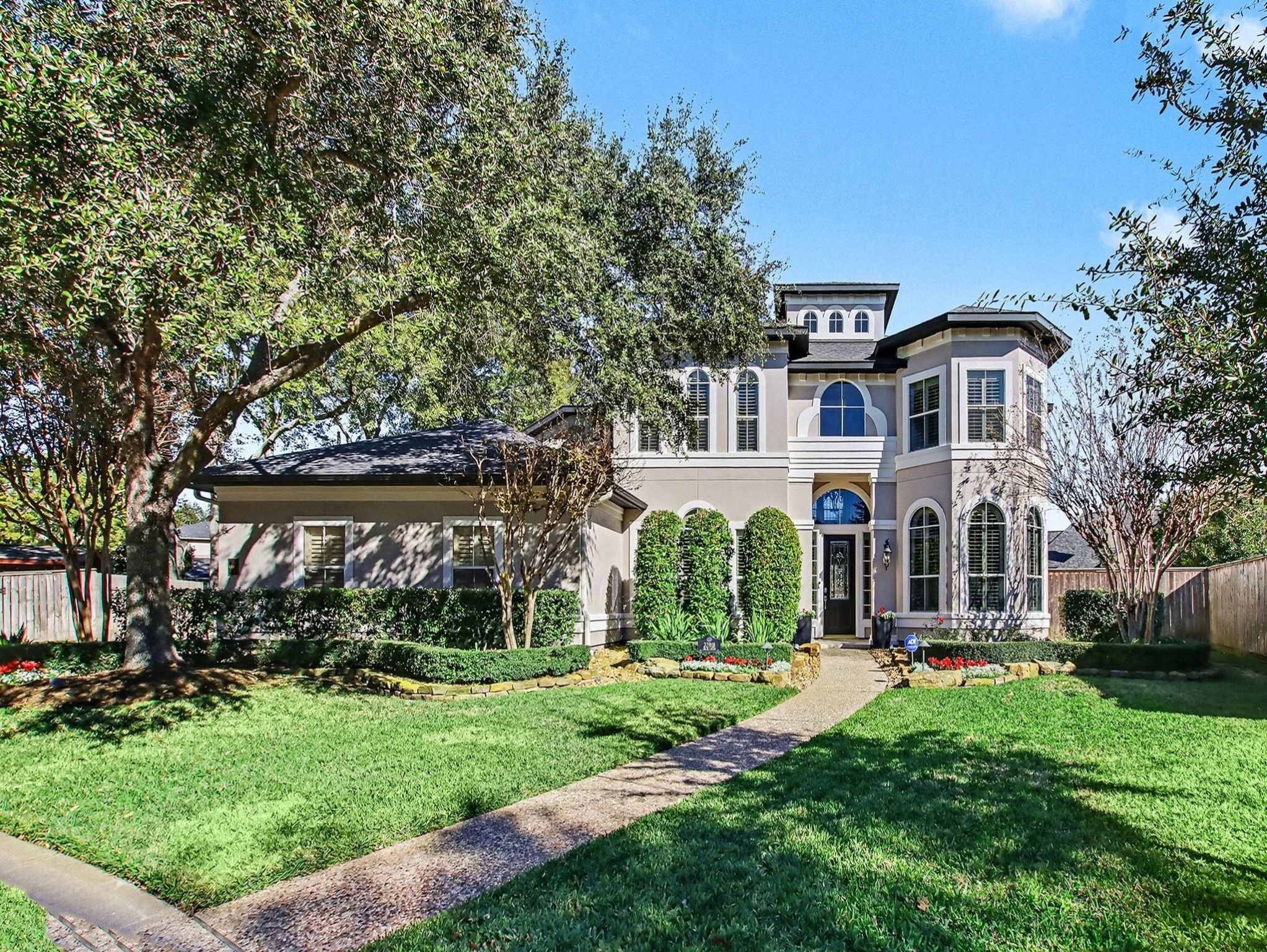 22918 Chaus Court Katy, TX 77494 - Photo 5 of 35 front view of a house with a yard