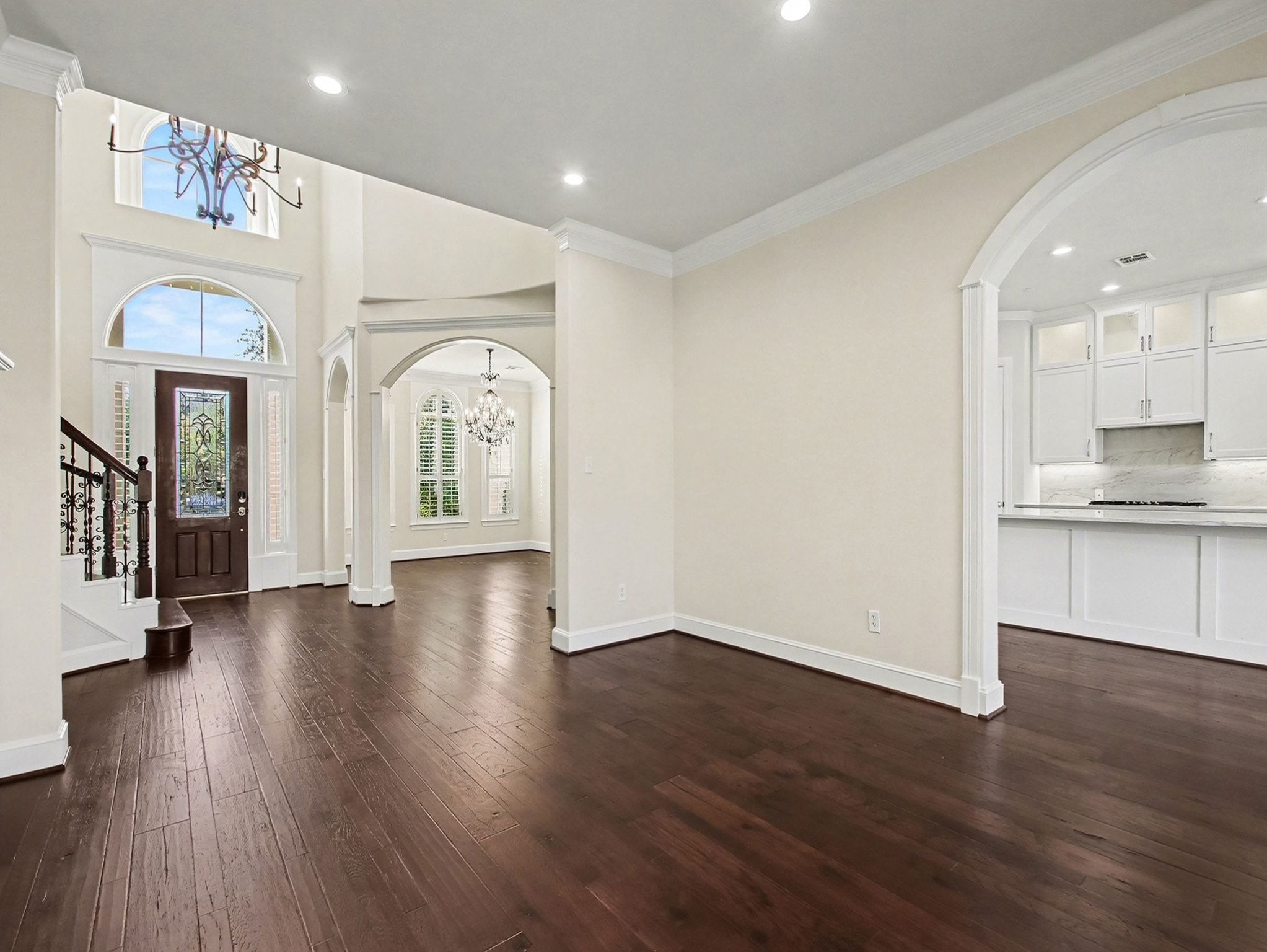 22918 Chaus Court Katy, TX 77494 - Photo 8 of 35 a view of a kitchen with wooden floor and a window