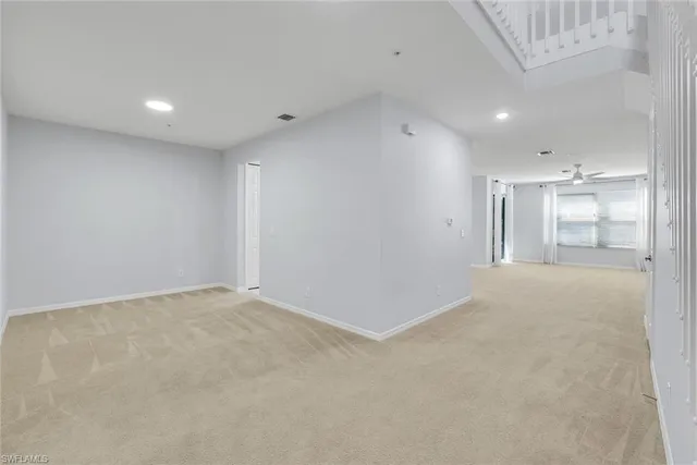 a view of an empty room