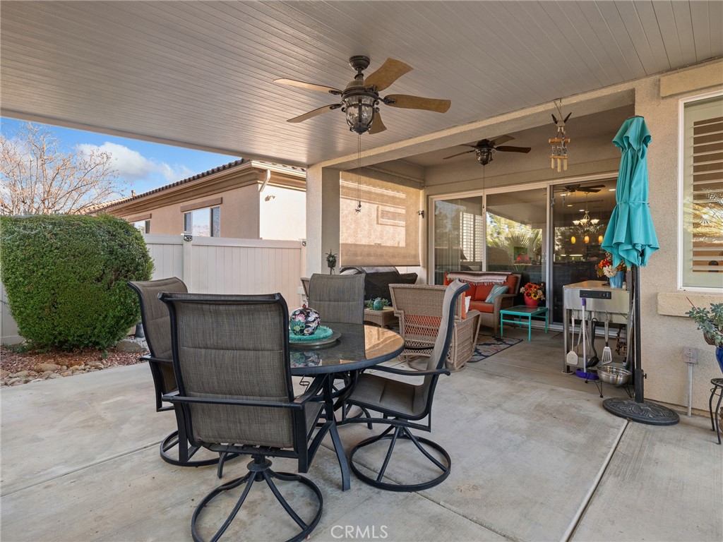 19330 Galloping Hill Road Apple Valley, CA 92308 - Photo 28 of 46 Covered back Patio
