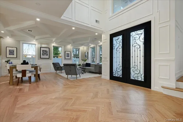 a view of a livingroom with furniture and window