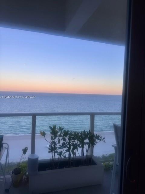 5701 Collins Avenue, Unit PH10 Miami Beach, FL 33140 - Photo 8 of 24 a view of a balcony with an outdoor space