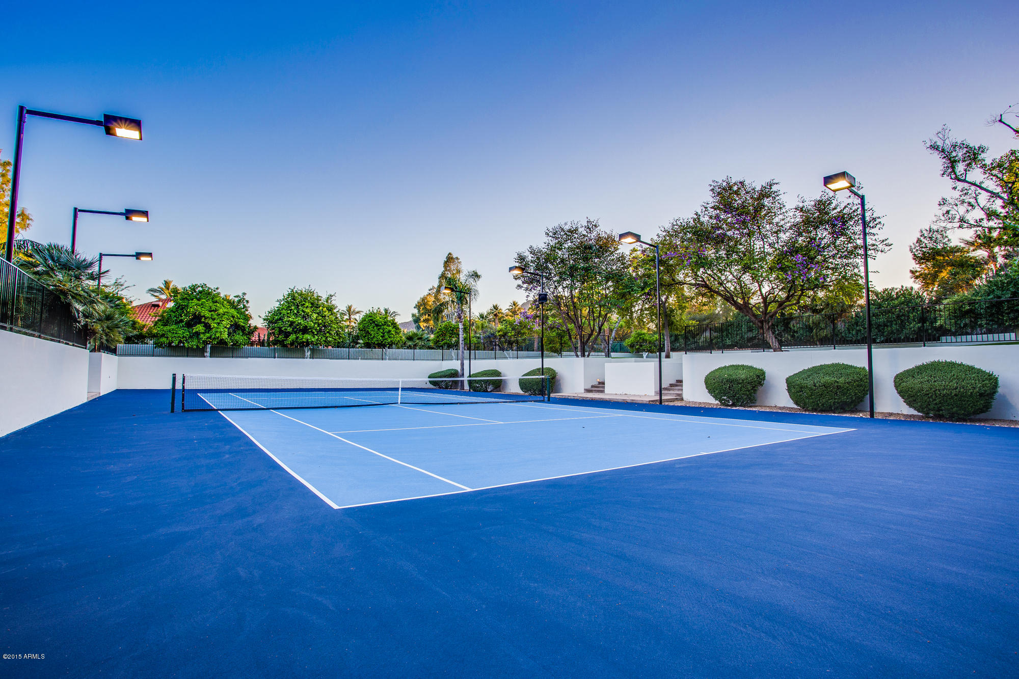 6431 East Cactus Wren Road Paradise Valley, AZ 85253 - Photo 50 of 54 lighted tennis court