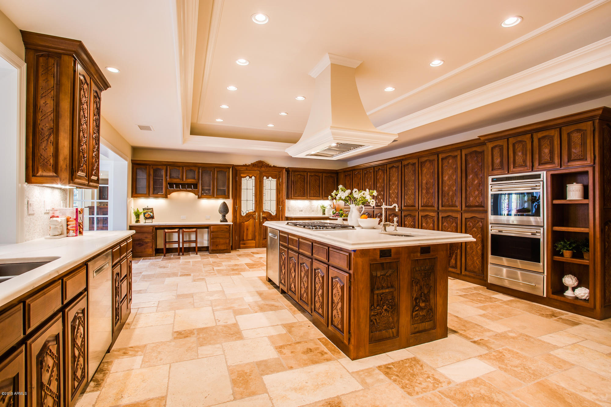 6431 East Cactus Wren Road Paradise Valley, AZ 85253 - Photo 7 of 54 Newly remodeled kitchen