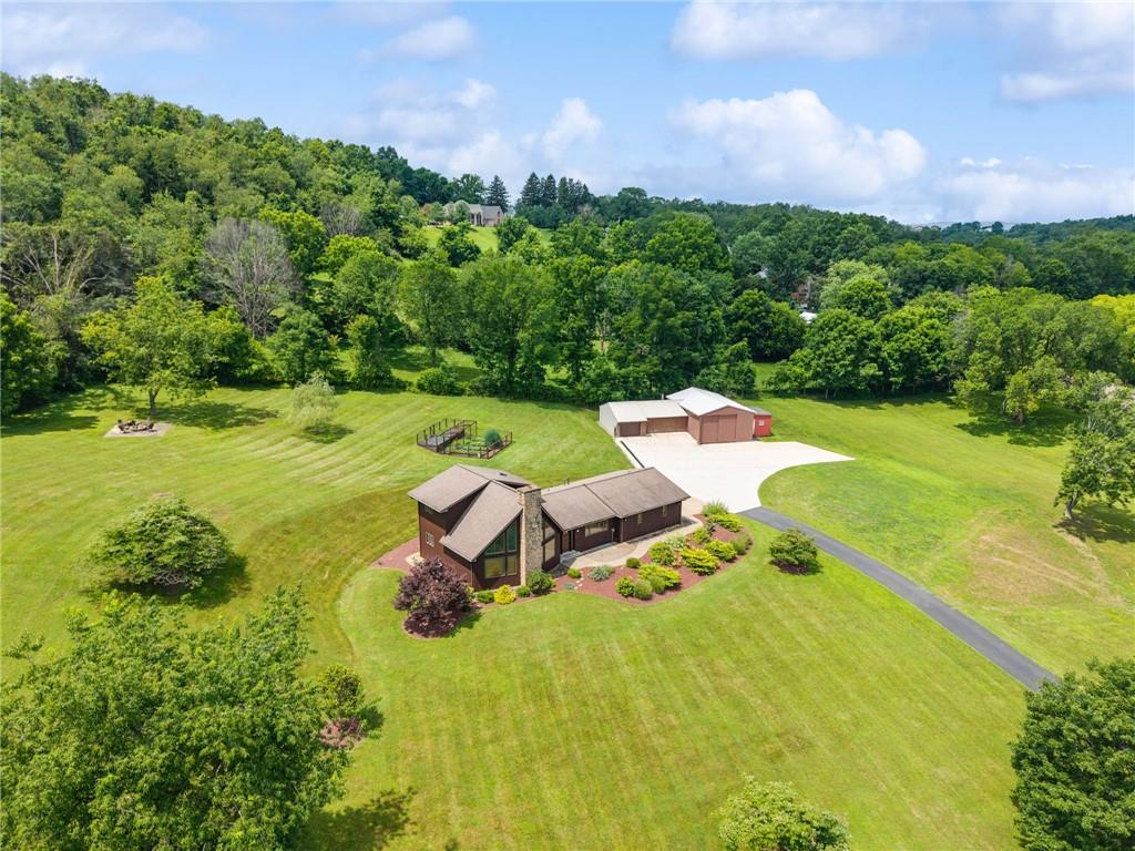 350 American Legion Road Latrobe, PA 15650 - Photo 41 of 45 an aerial view of a house with a yard