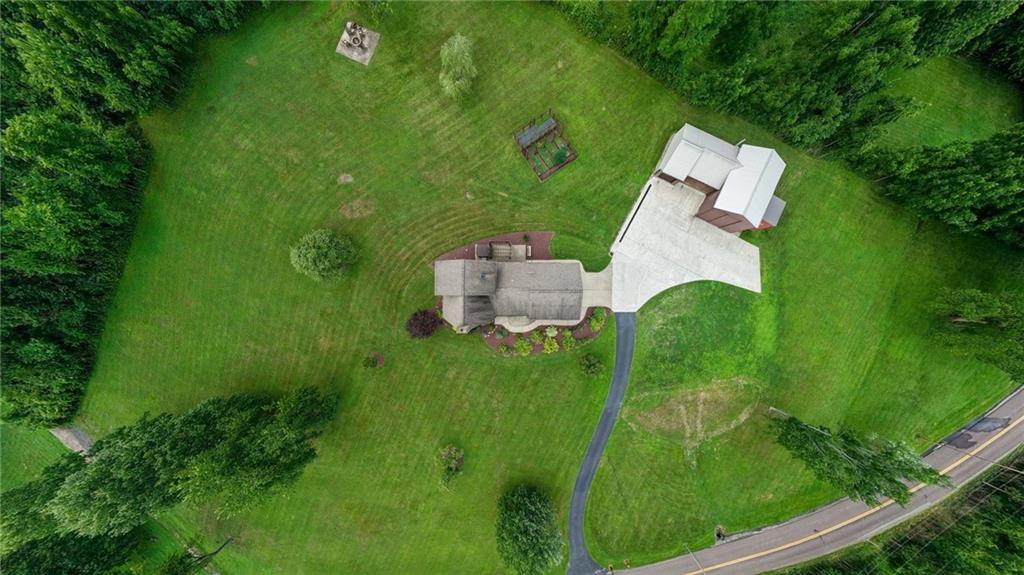 350 American Legion Road Latrobe, PA 15650 - Photo 44 of 45 an aerial view of a house with a yard