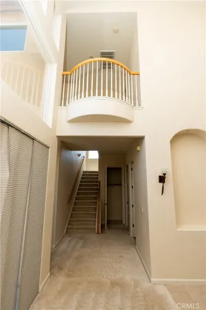 a bathroom with a white tub