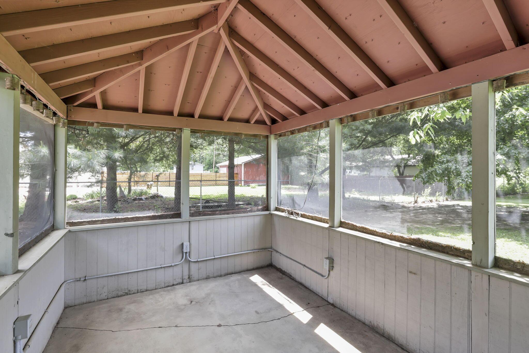 4655 Hayes Road Groveport, OH 43125 - Photo 42 of 85 outdoor gazabo is screened for comfortable entertaining or just reading a good book with your favorite beverage!