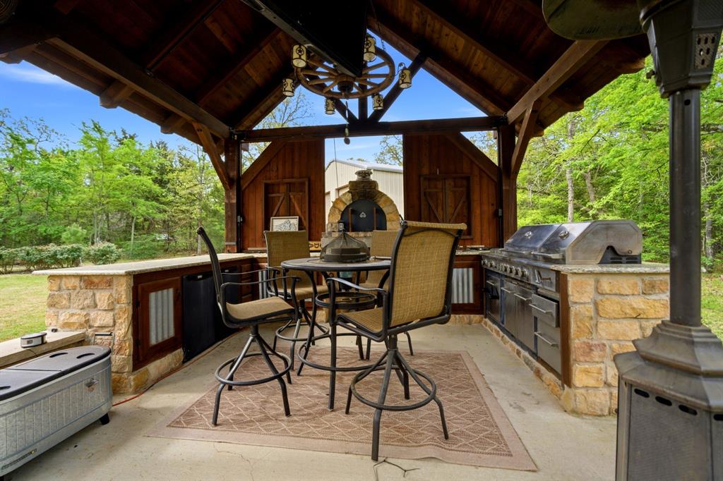7112 Sandy Lake Road Quinlan, TX 75474 - Photo 24 of 38 Outdoor Kitchen