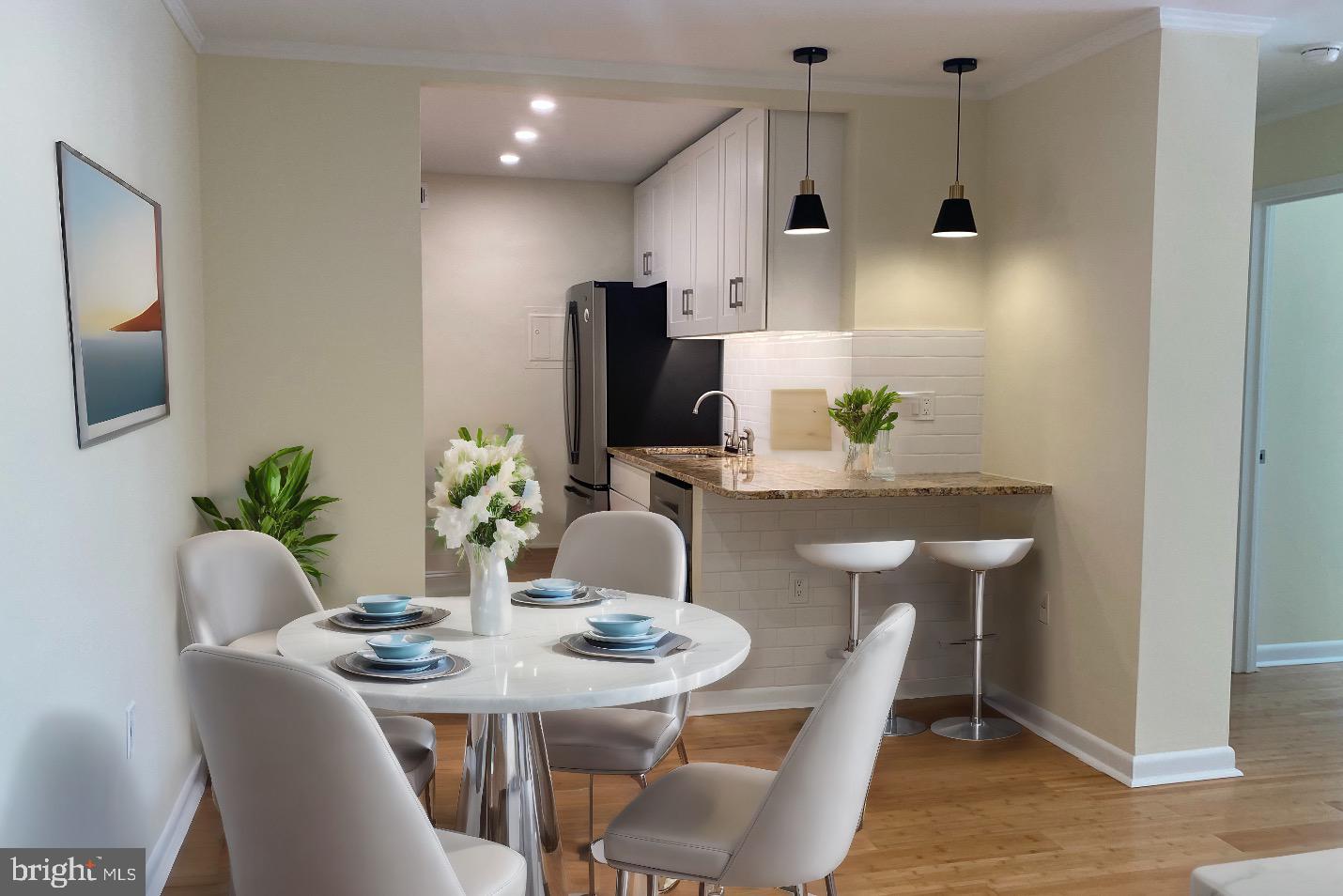 2711 Ordway Street Northwest, Unit 302 Washington, DC 20008 - Photo 1 of 47 Virtually-staged dining