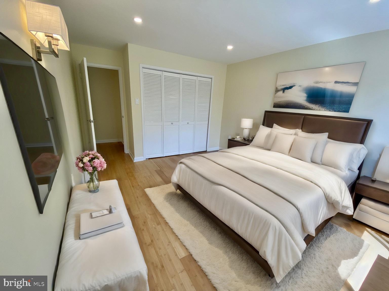2711 Ordway Street Northwest, Unit 302 Washington, DC 20008 - Photo 5 of 47 Virtually-staged bedroom