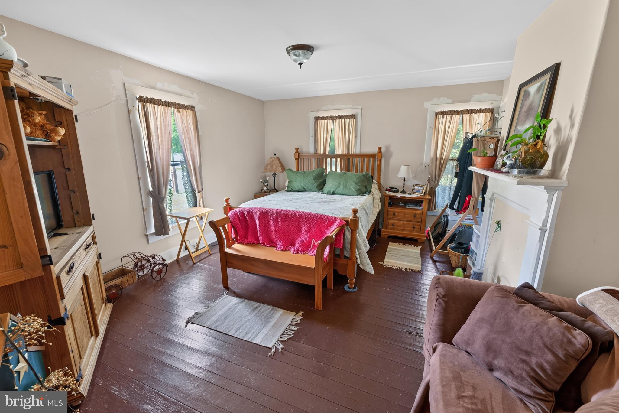 2924 Snow Hill Road Girdletree, MD 21829 - Photo 11 of 43 living room used as primary bedroom