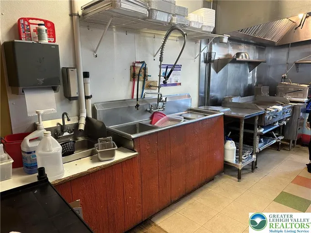 a room with storage and utility