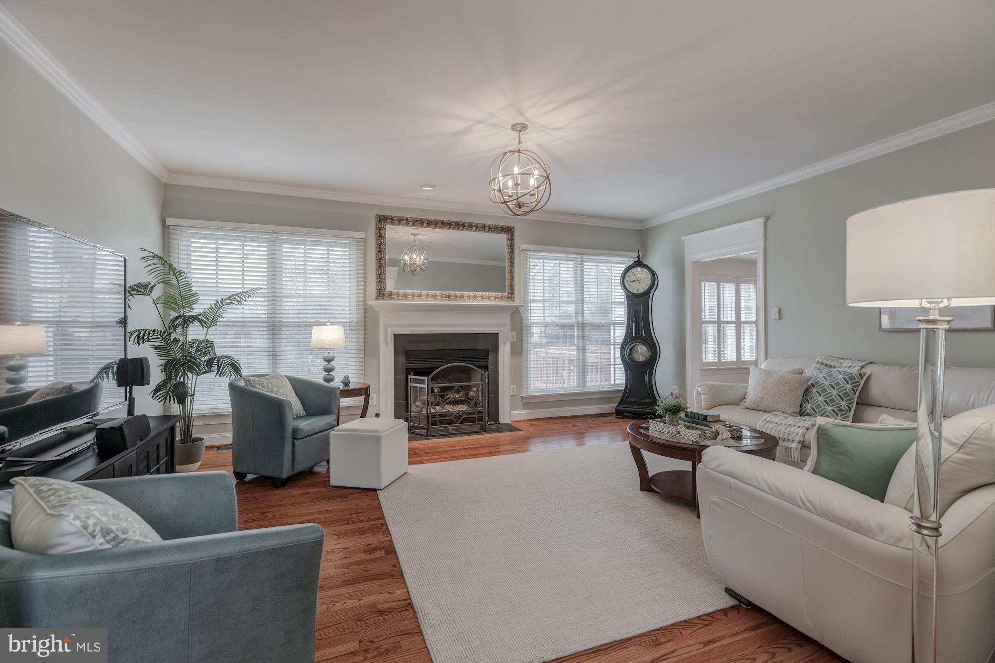 1651 Kirby Road McLean, VA 22101 - Photo 8 of 36 Living Room w/ gas fireplace