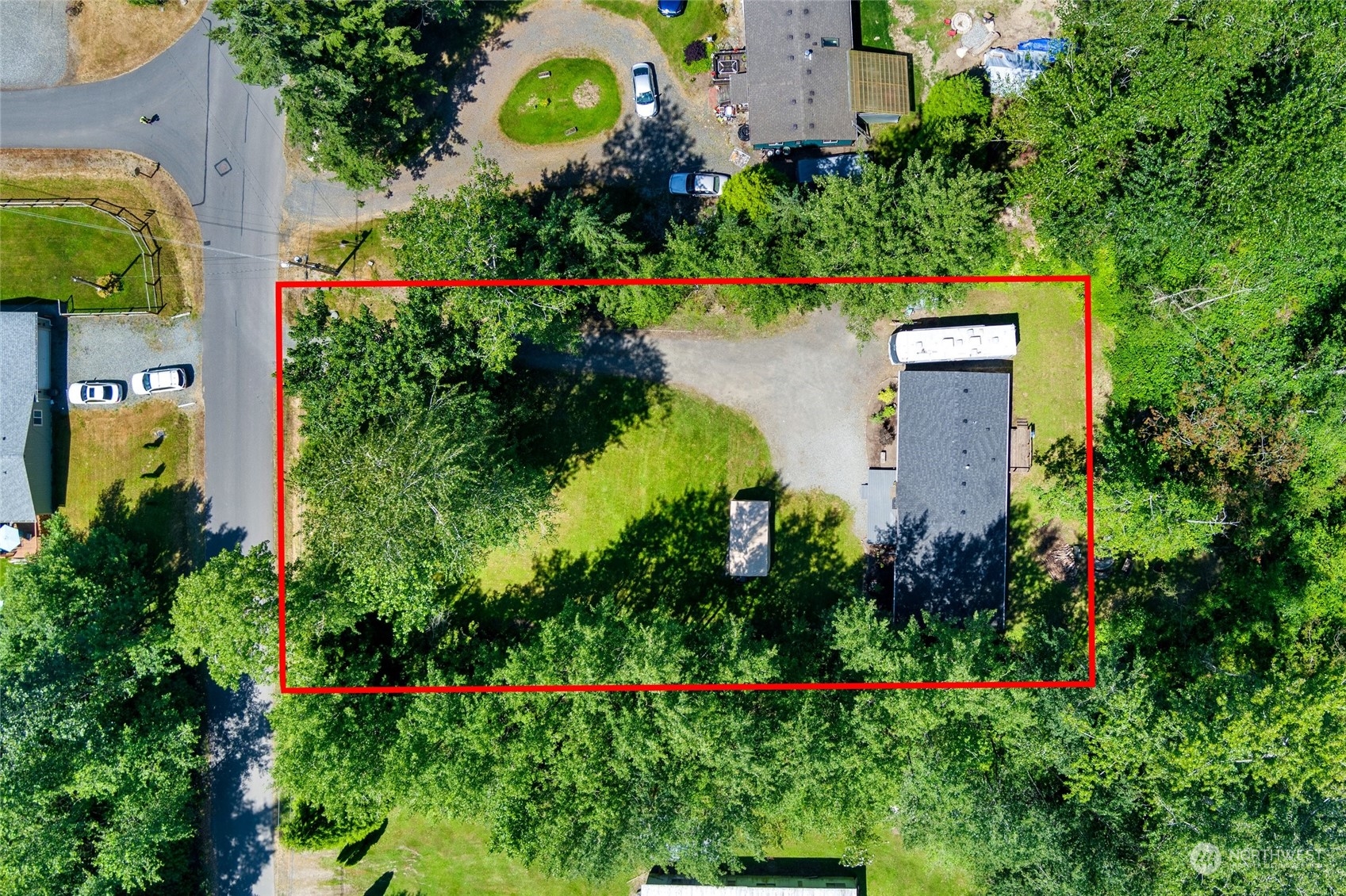 7942 Crockett Road Blaine, WA 98230 - Photo 31 of 33 an aerial view of a house