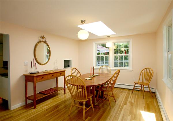 8 Longfellow Road Wayland, MA 01778 - Photo 10 of 24 a view of a dining room with furniture window and wooden floor