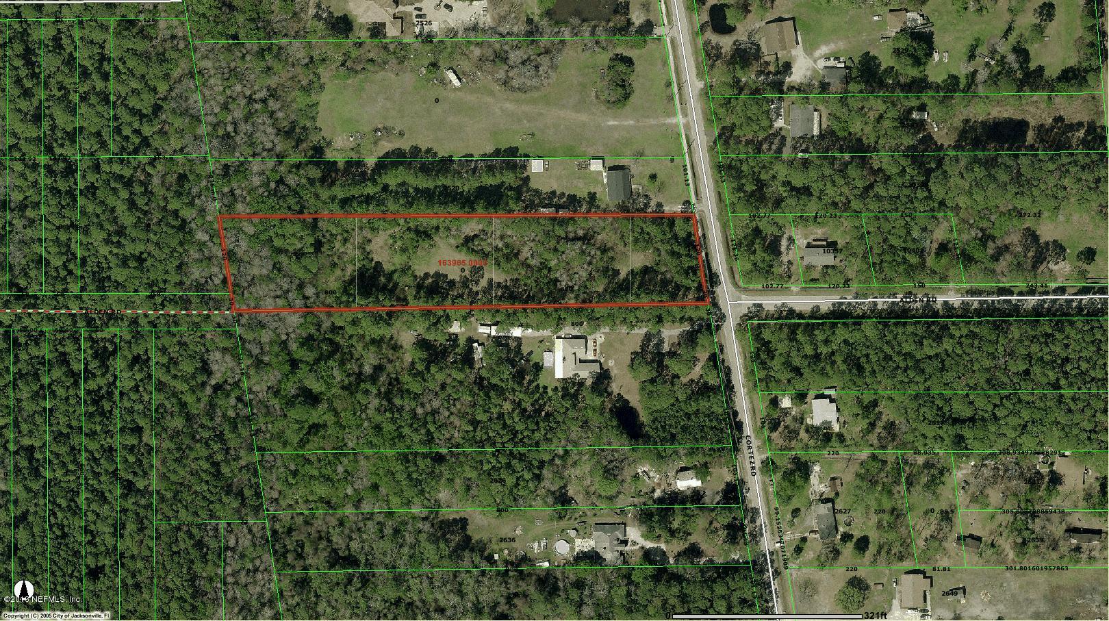 0 Cortez Road Jacksonville, FL 32246 - Photo 3 of 5 an aerial view of residential house with outdoor space and trees all around