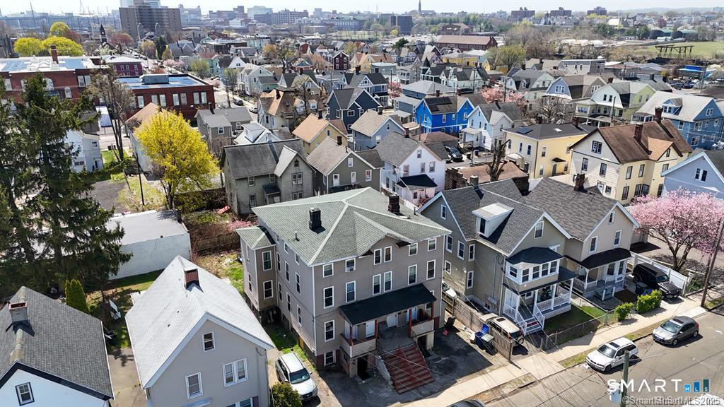 40 Jane Street Bridgeport, CT 06608 - Photo 2 of 30 an aerial view of residential houses with outdoor space