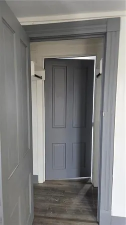 a view of an entryway door