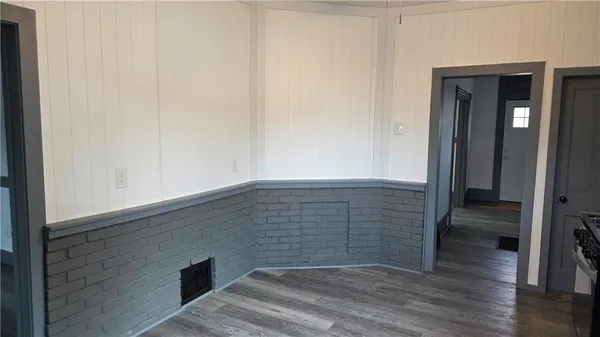 wooden floor in an empty room