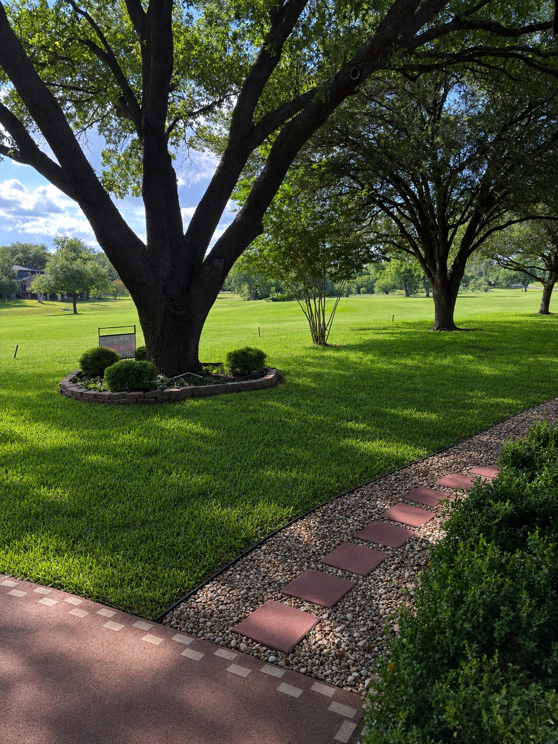 10904 Legends Lane Austin, TX 78747 - Photo 35 of 38 Springtime view of backyard and fairway!