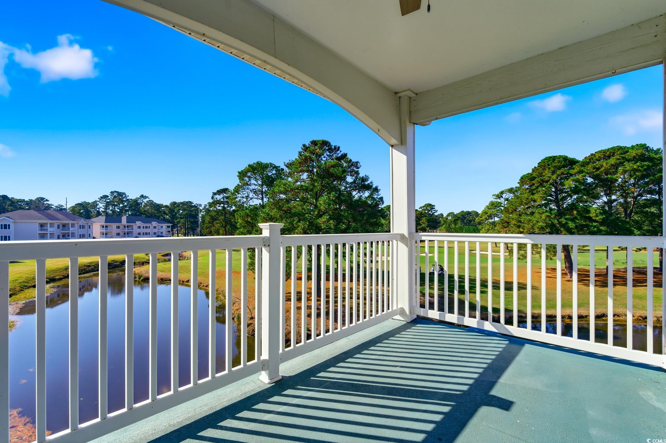 4839 Carnation Circle, Unit 305 Myrtle Beach, SC 29577 - Photo 17 of 24 Balcony with a water view