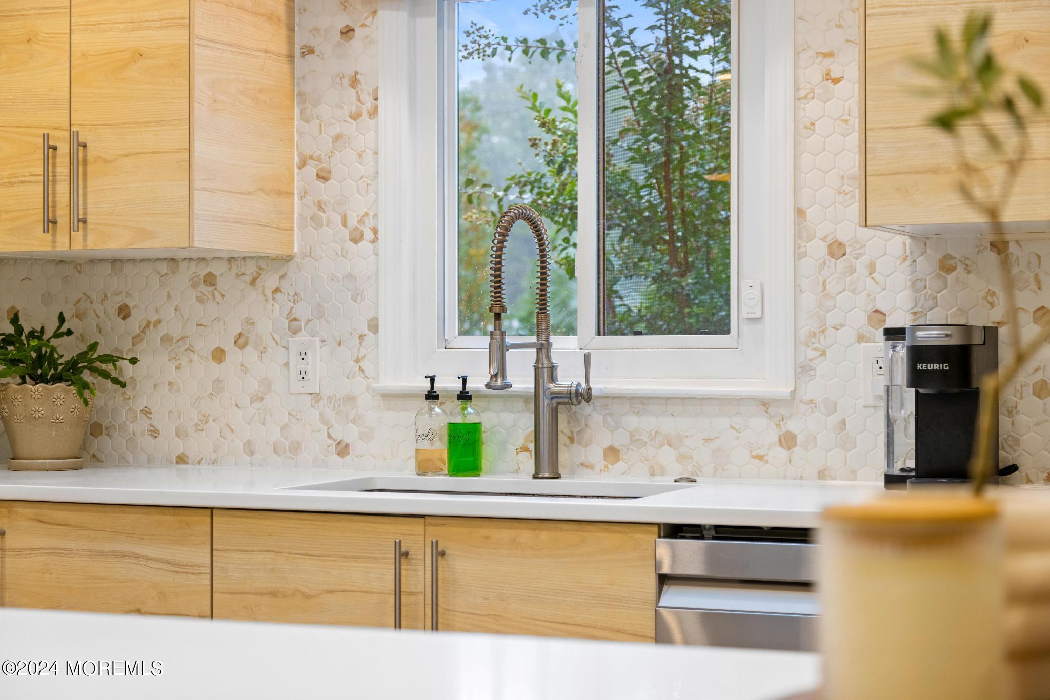 14 Seaton Road Toms River, NJ 08755 - Photo 19 of 59 a bathroom with a granite countertop sink and a mirror