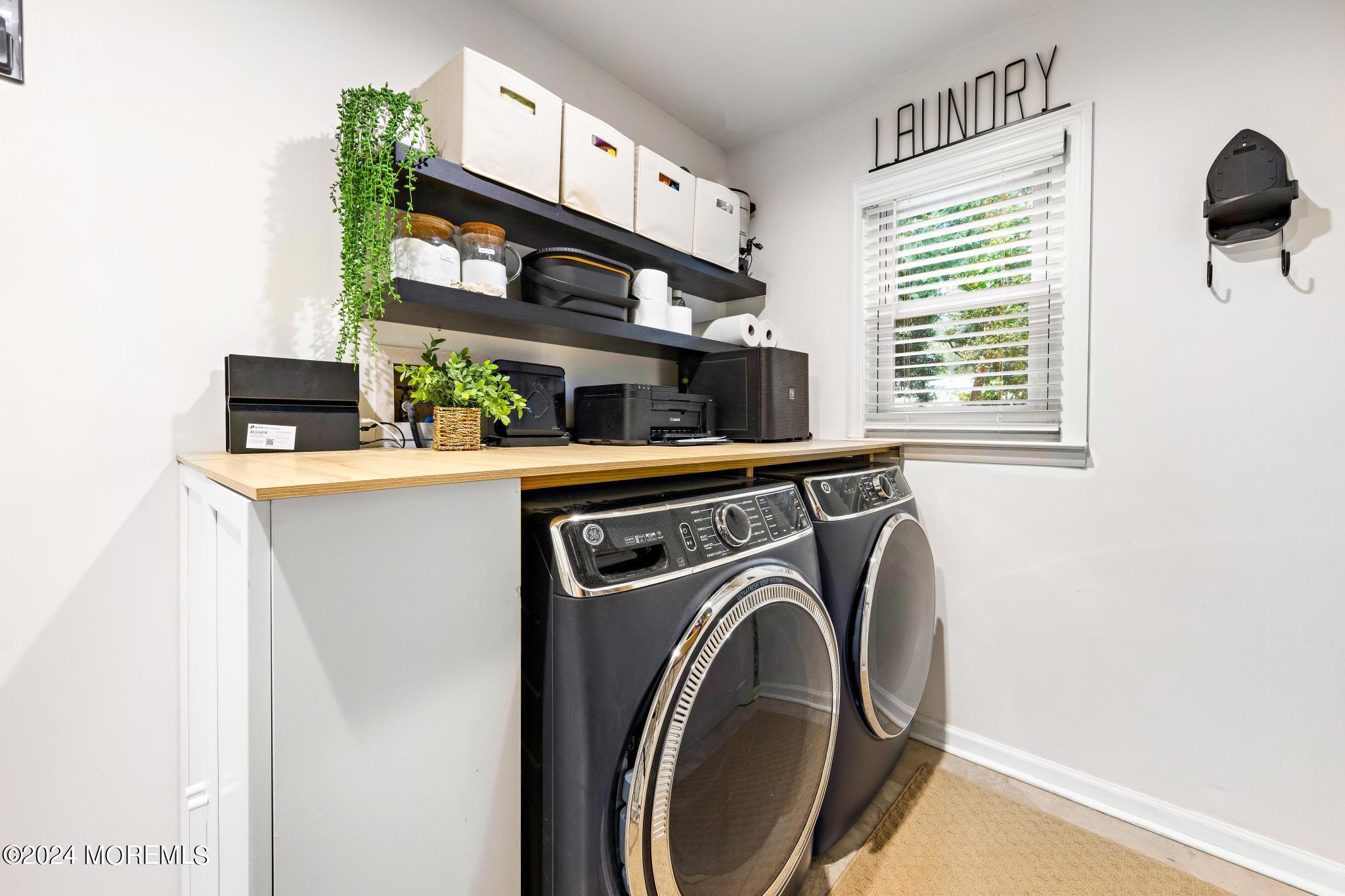 14 Seaton Road Toms River, NJ 08755 - Photo 33 of 59 a utility room with dryer and washer