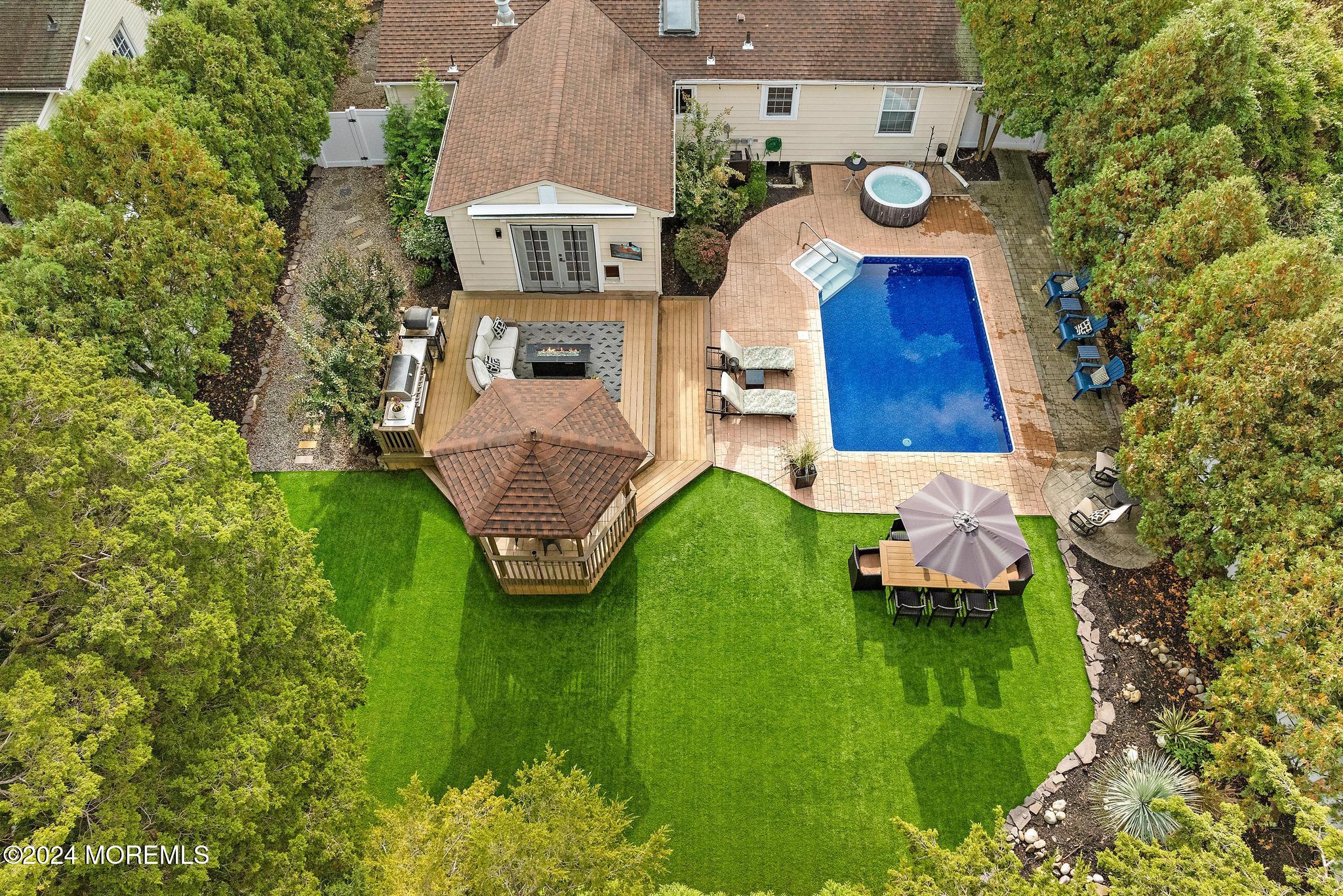 14 Seaton Road Toms River, NJ 08755 - Photo 49 of 59 an aerial view of a house with outdoor space