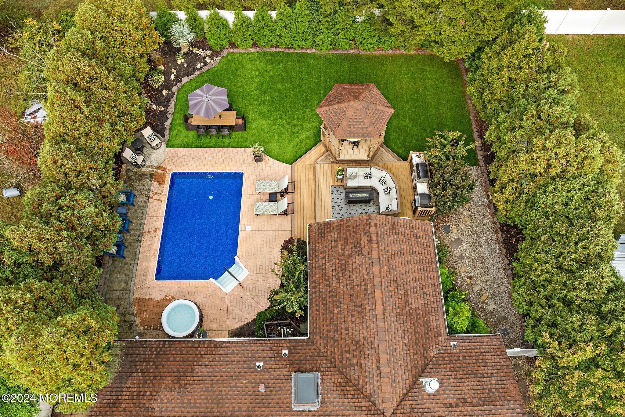 14 Seaton Road Toms River, NJ 08755 - Photo 51 of 59 an aerial view of residential house with outdoor space and parking