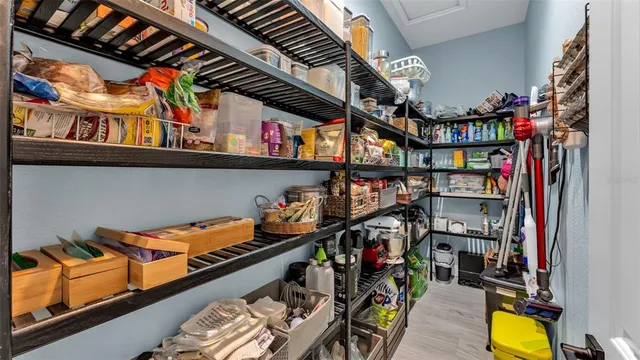 a view of storage and utility room