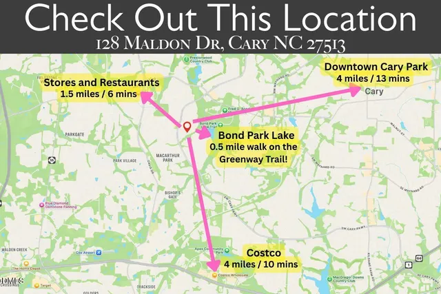 $699,000 | 128 Maldon Drive, Cary, NC 27513