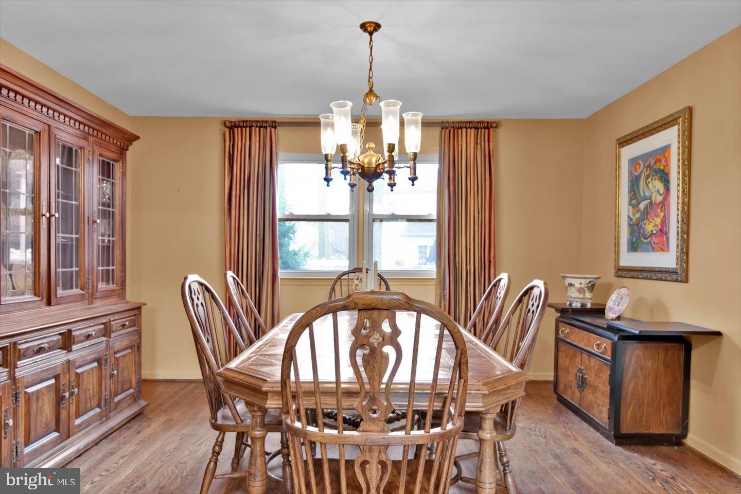 123 Hart Road Cherry Hill, NJ 08034 - Photo 15 of 57 a view of a dining room with furniture window and wooden floor