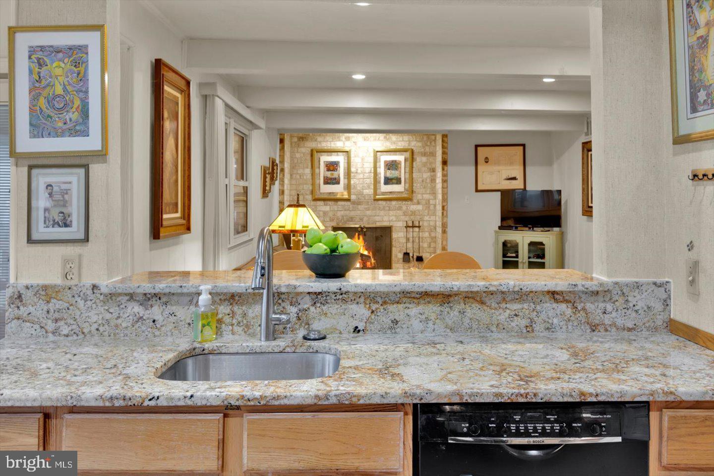 123 Hart Road Cherry Hill, NJ 08034 - Photo 18 of 57 a kitchen with sink granite counter and granite counter tops