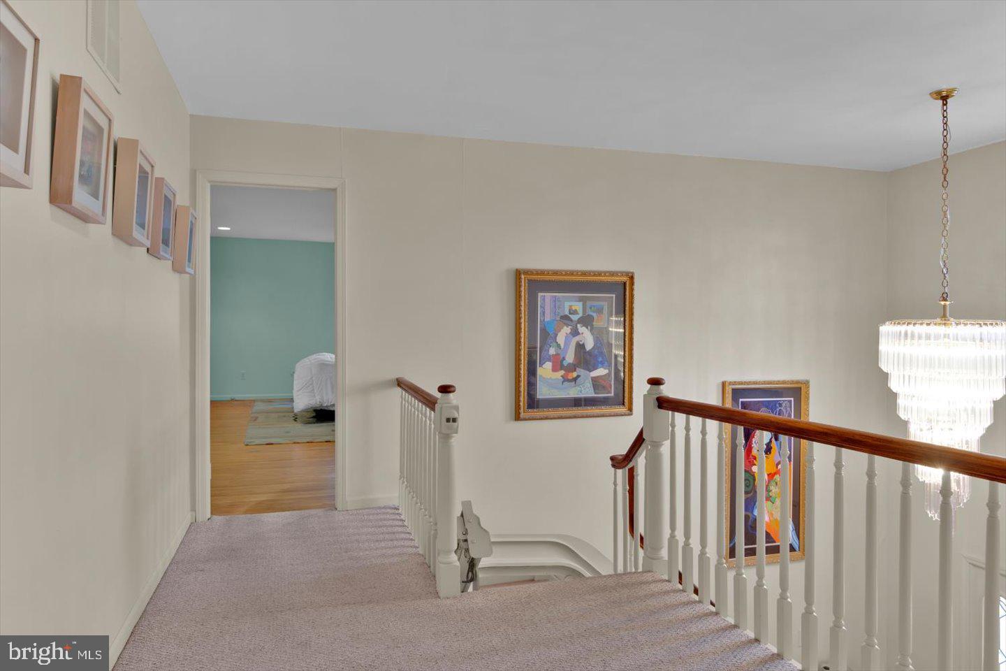 123 Hart Road Cherry Hill, NJ 08034 - Photo 35 of 57 a view of a hallway with a livingroom