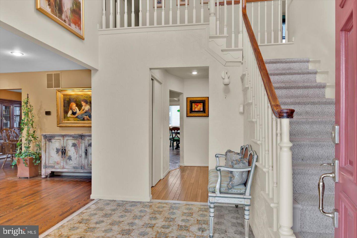 123 Hart Road Cherry Hill, NJ 08034 - Photo 9 of 57 a living room with furniture and a wooden floor
