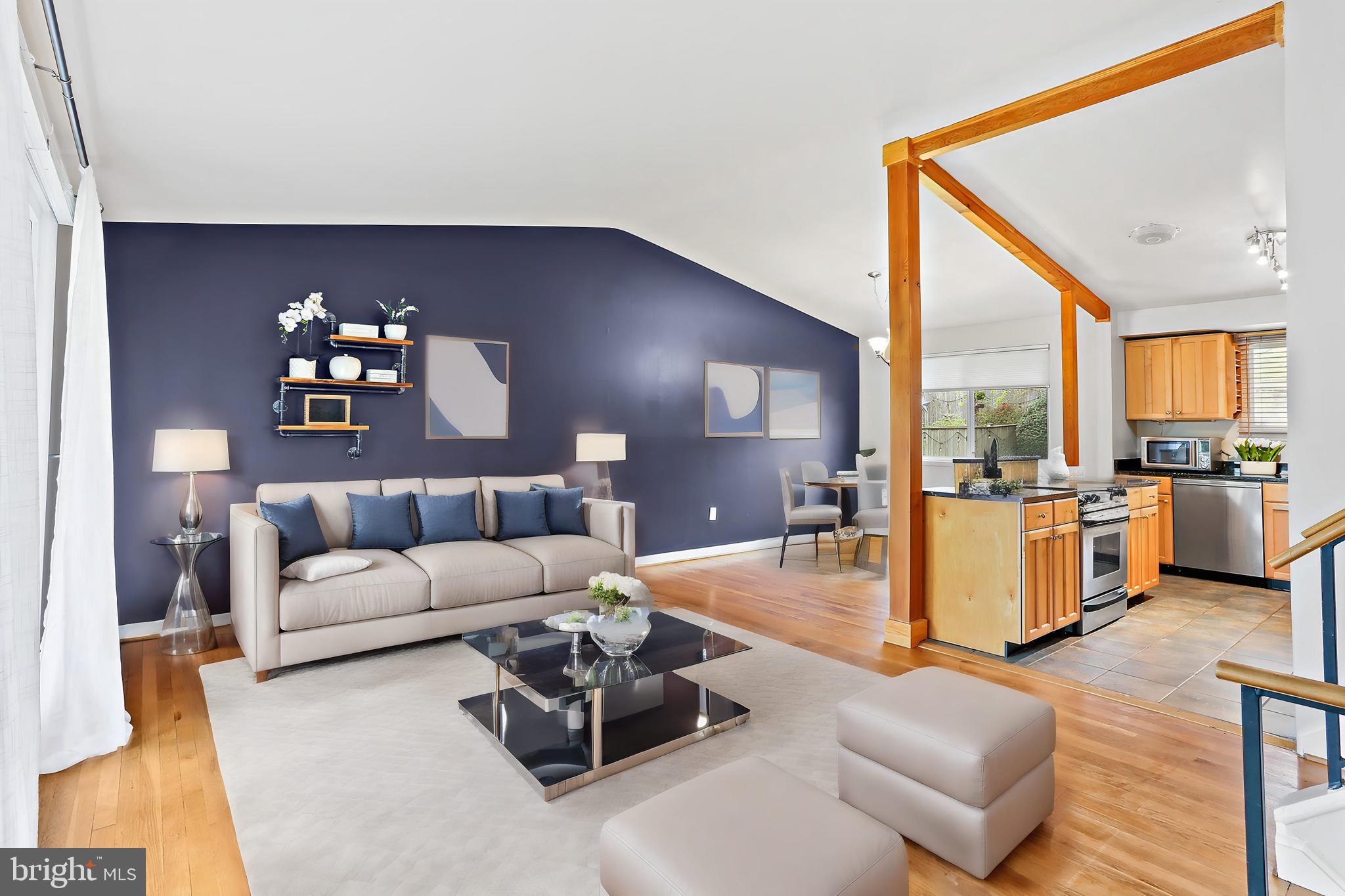 403 Eisner Street Silver Spring, MD 20901 - Photo 4 of 36 Living Room- Virtually Staged