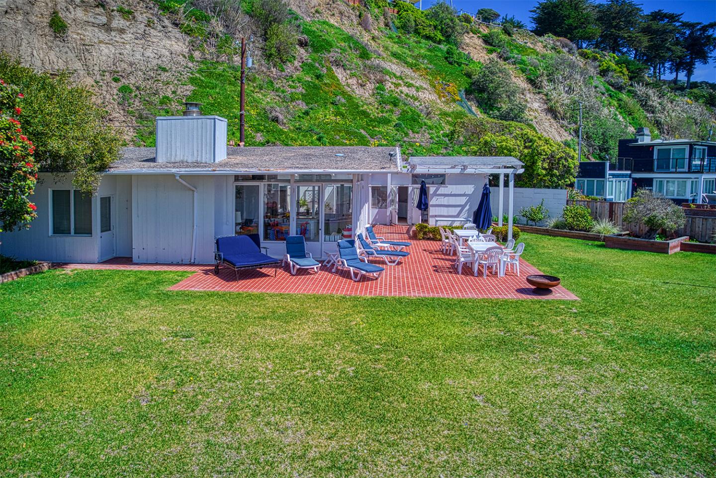 739 Las Olas Drive Aptos, CA 95003 - Photo 9 of 31 a view of a house with backyard and sitting area