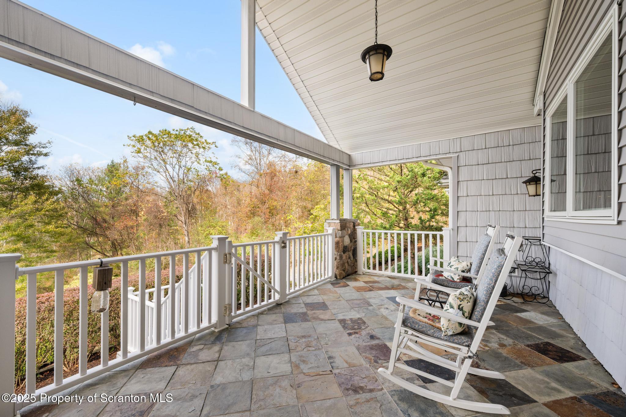 118 Autumn View Lane Factoryville, PA 18419 - Photo 10 of 28 a view of a chair in balcony