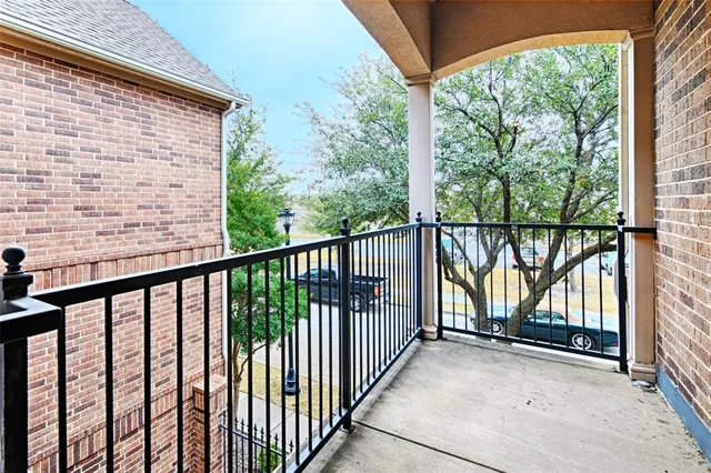 a view of balcony with outdoor space