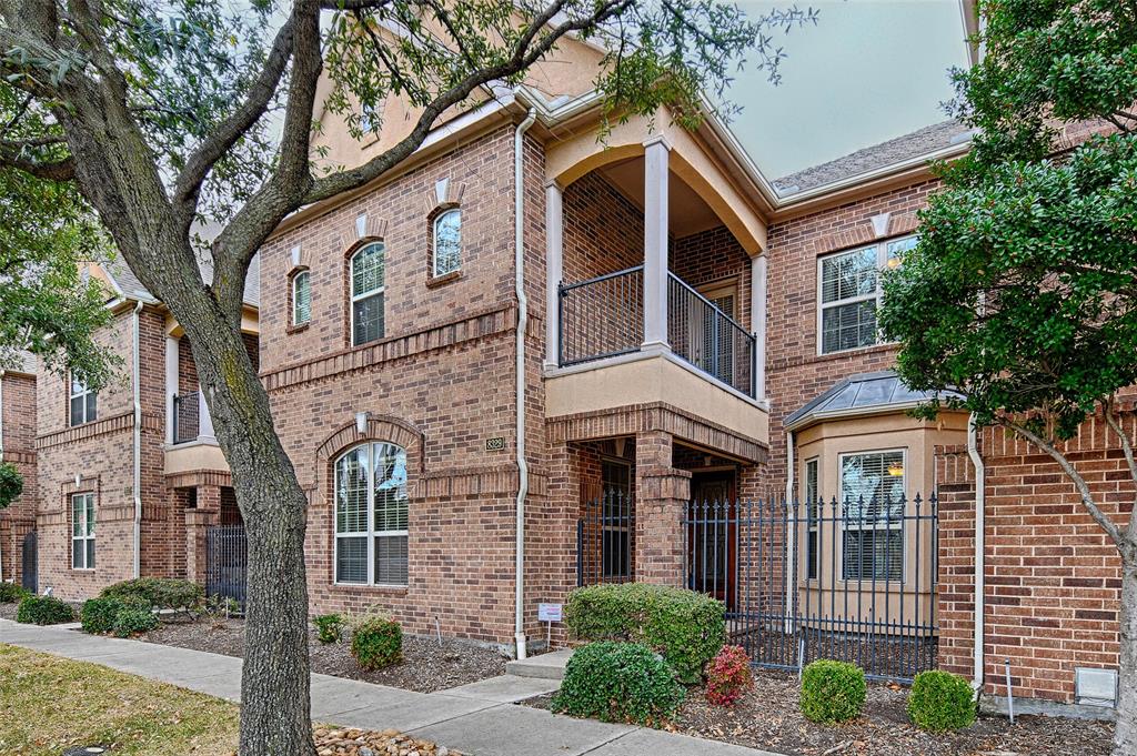 8329 Moore Street Frisco, TX 75034 - Photo 2 of 30 View of front of property featuring a balcony and brick siding