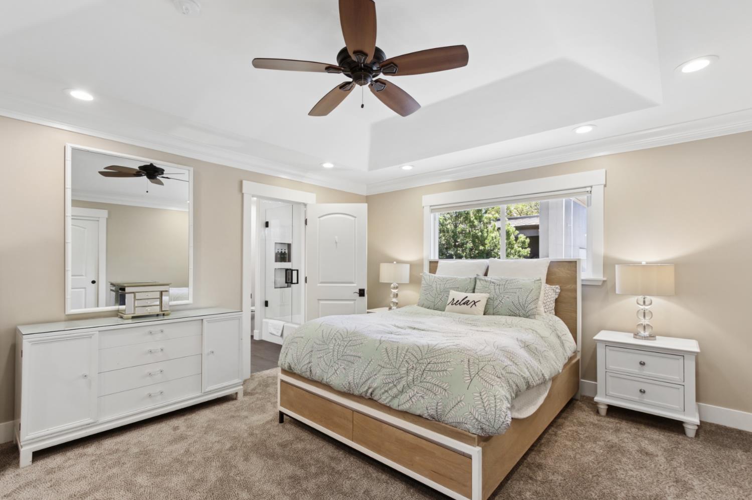 495 Bret Harte Road Sacramento, CA 95864 - Photo 32 of 84 a bedroom with a bed and a chandelier
