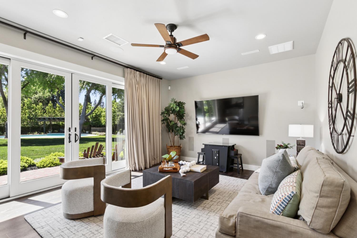 495 Bret Harte Road Sacramento, CA 95864 - Photo 45 of 84 a living room with furniture fireplace and a large window