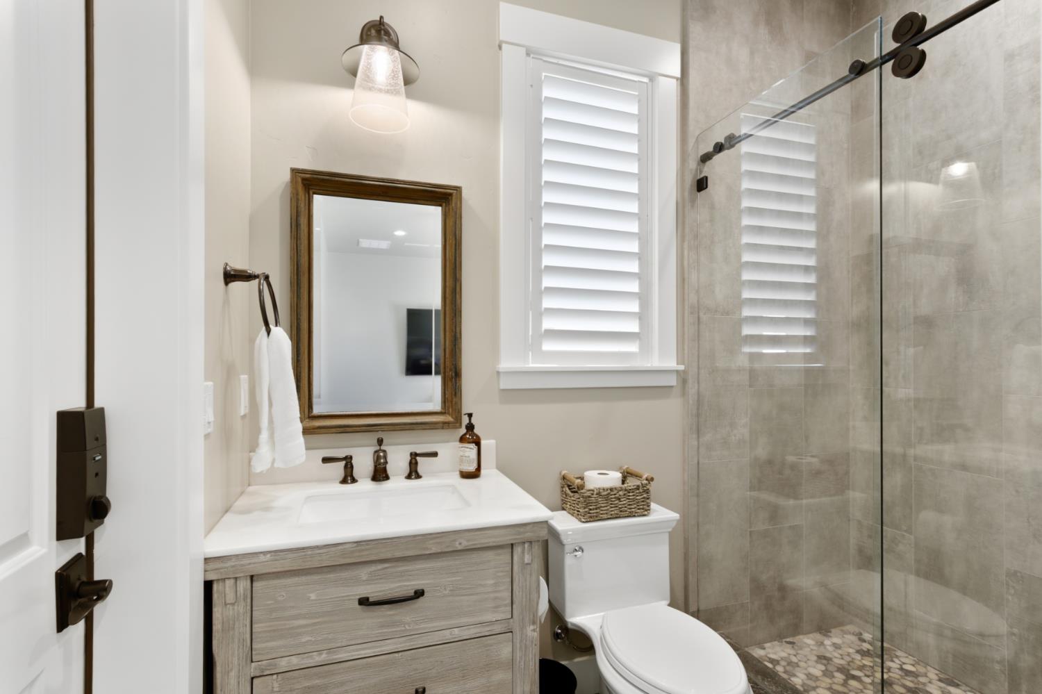 495 Bret Harte Road Sacramento, CA 95864 - Photo 49 of 84 a bathroom with a sink toilet and shower
