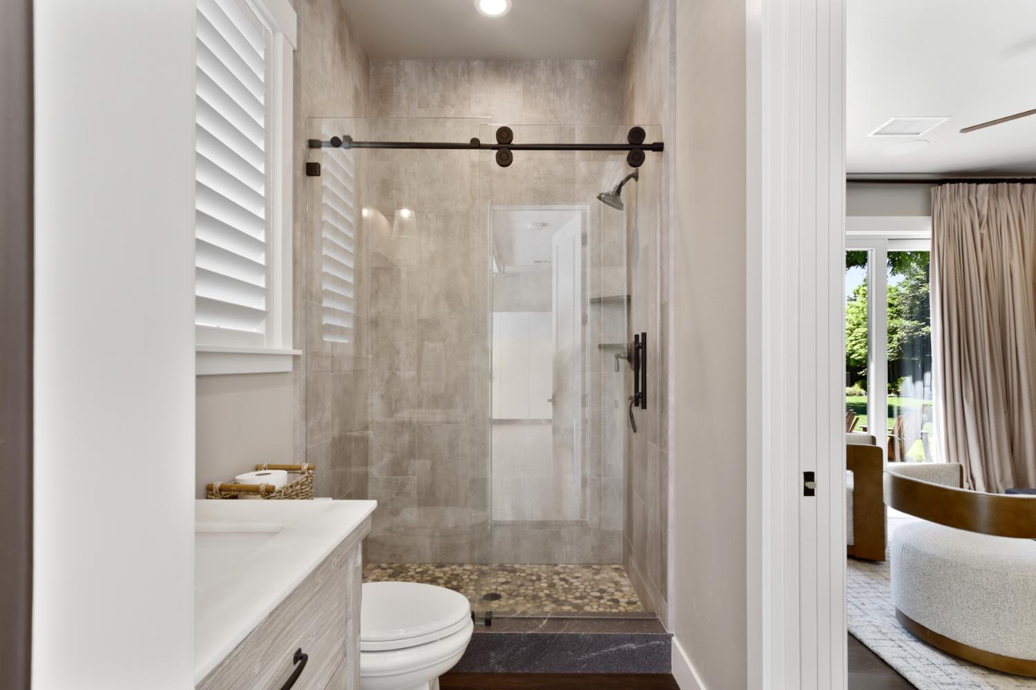 495 Bret Harte Road Sacramento, CA 95864 - Photo 50 of 84 a bathroom with a sink a toilet and shower